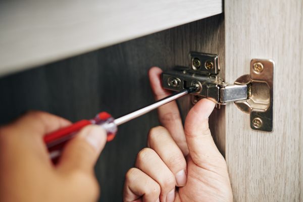 Cabinet Hinge Installation in Allen